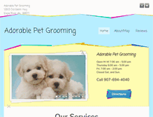 Tablet Screenshot of eradorablepetgrooming.com